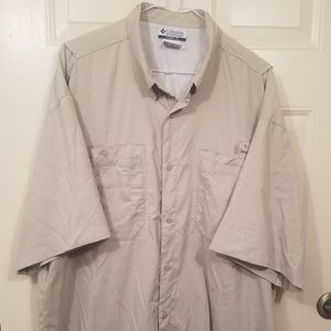 Columbia UPF 30+ PFG Short Sleeve Fishing Shirt